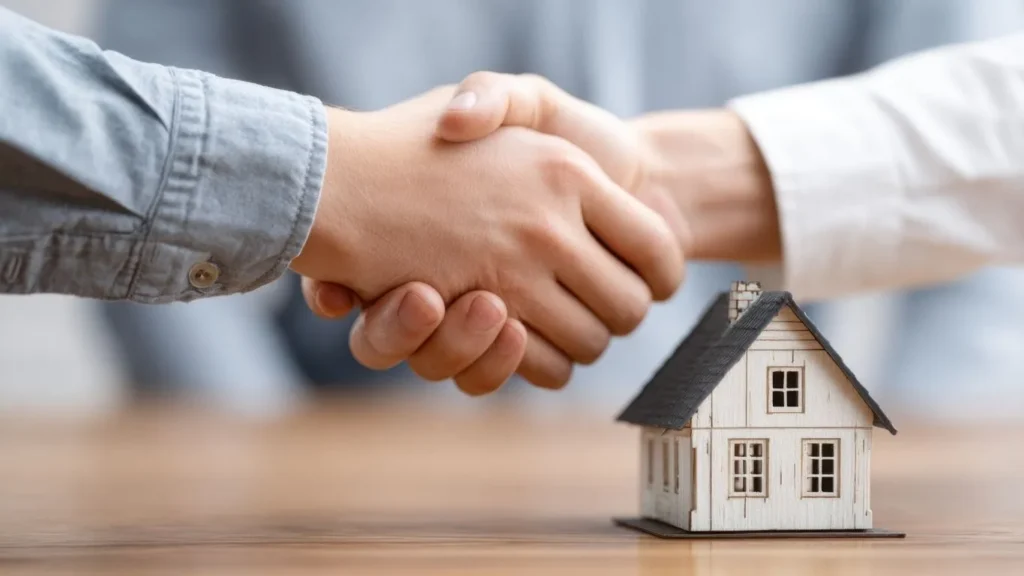 จับมอกันเพื่อทำ สัญญาขายฝากที่ดิน